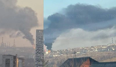 Дрони атакували НПЗ в Уфі, виникла сильна пожежа (відео)