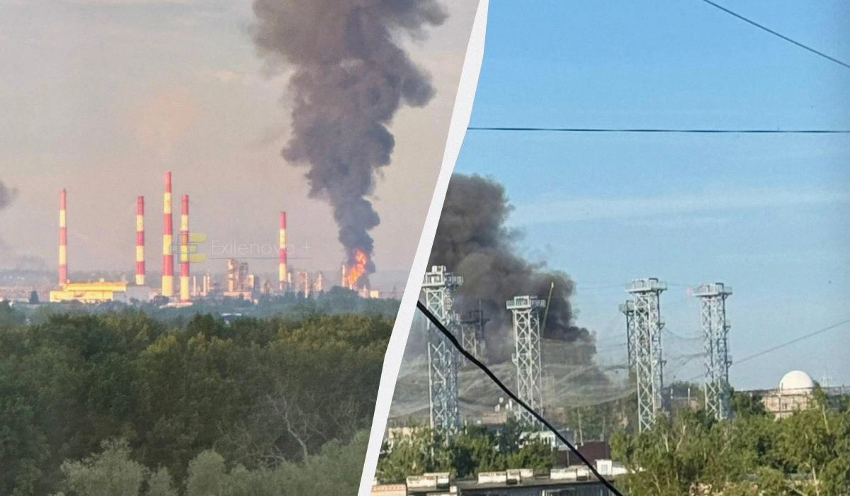 Росію атакували дрони та ракети: прилетіло по НПЗ та військовому заводу (відео)